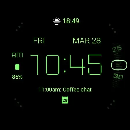 ACRO Tion simple Digital Watch screenshot 25