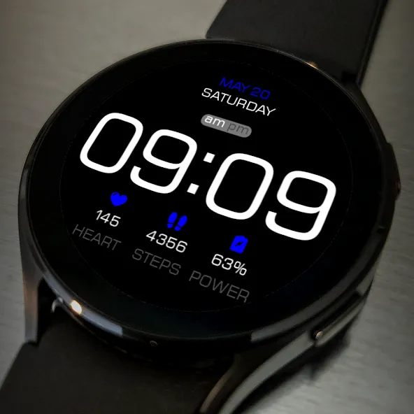Key055 Digital Watch Face screenshot 3