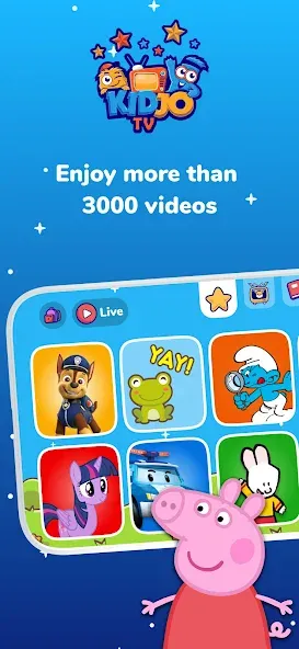 Kidjo TV: Videos for Kids screenshot 1