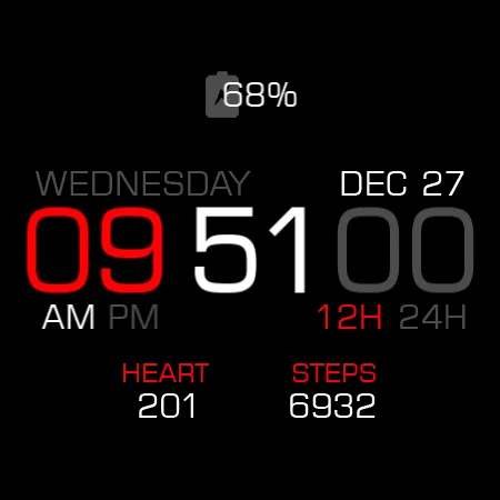 Key112 Digital Watch Face screenshot 27