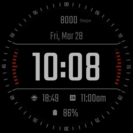 DADAM45: Graphic Watch Face screenshot 24