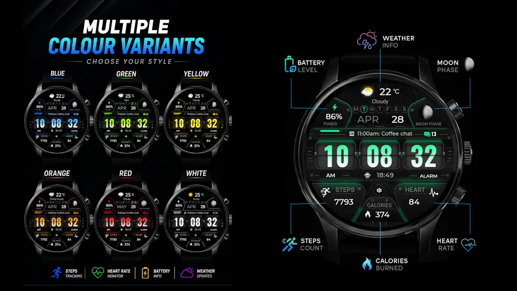 ES WR0022 – Sport Watch Face screenshot 23