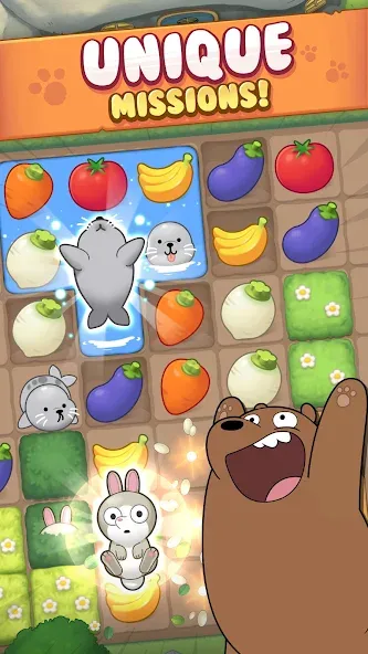 We Bare Bears Match3 Repairs screenshot 2