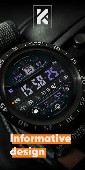 KF129 WATCH FACE screenshot 3