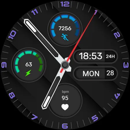 IA124 Classic Hybrid Watchface screenshot 14