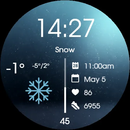 Digital Watchface D2 screenshot 23