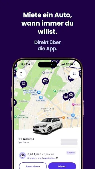 Free2move | Carsharing & Rent screenshot 1