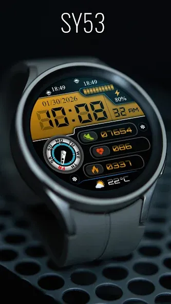 SY53 Watch Face for Wear OS screenshot 3