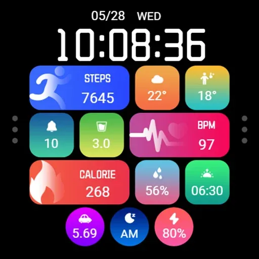Large Icon Component ZKinWatch screenshot 6