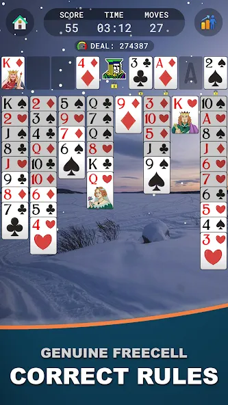 FreeCell Solitaire Premium screenshot 2