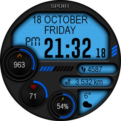 Digital Iwasa Watch Face screenshot 21