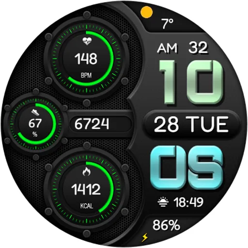 DIGI YAGEGUM Watch face screenshot 16
