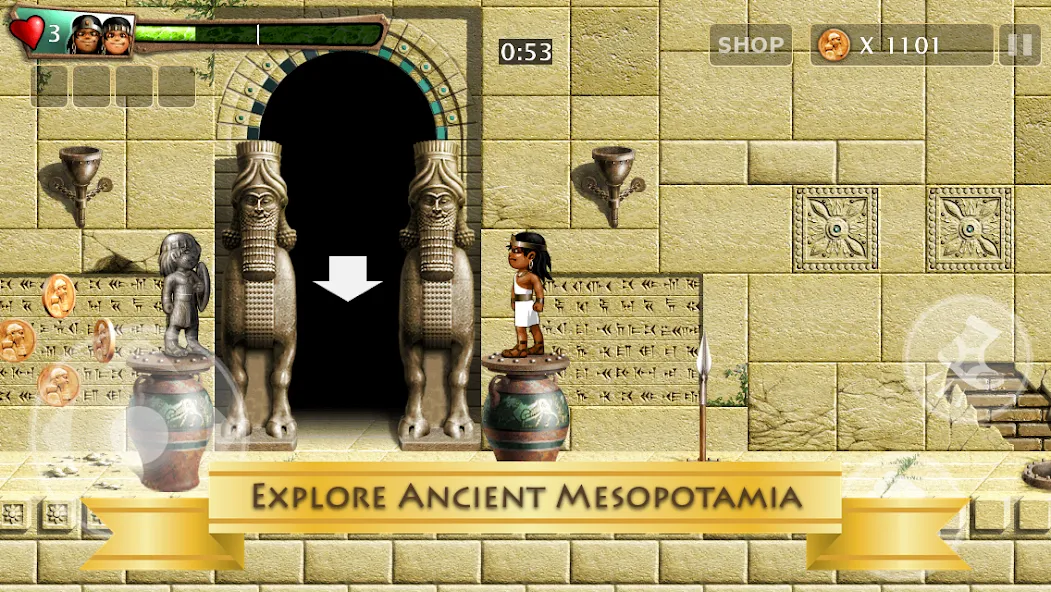 Babylonian Twins Platformer screenshot 3