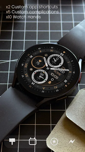 Dream 162 Bronze Watch Face screenshot 4