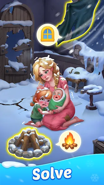 Frost Valley™: Merge & Story screenshot 2