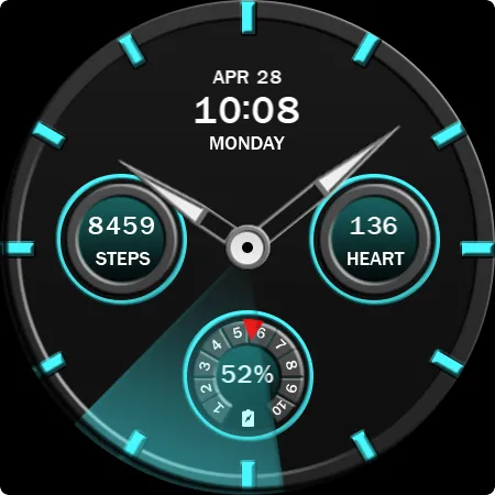 Key WF78 Classic Watch Face screenshot 28