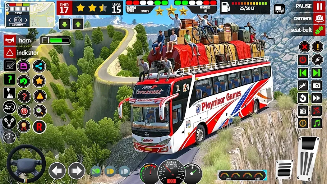 Offroad Bus Driving Impossible screenshot 1