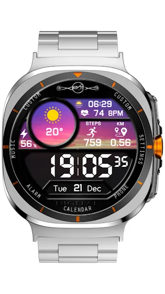 NTV352 - Digital Pro watchface screenshot 15