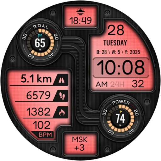 DIGI LUGATON WS23 Watch face screenshot 21