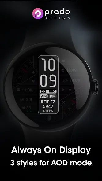 PRADO 60 Digital Watch Face screenshot 6