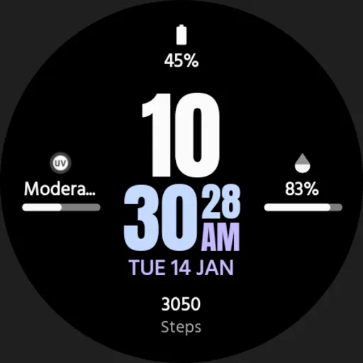 EXD131: Clean Watch Face screenshot 28