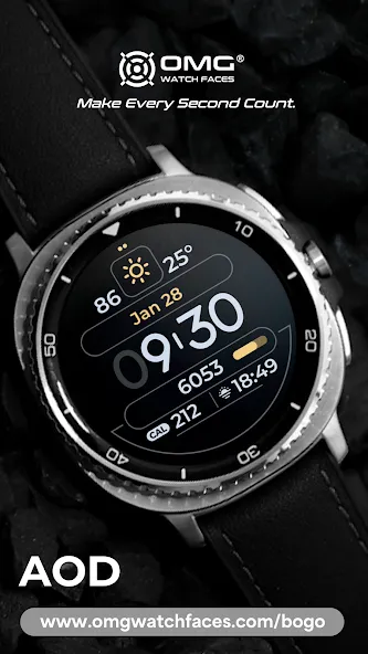 OMG 326 - Digital Watch Face screenshot 6