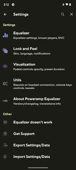 Poweramp Equalizer screenshot 6