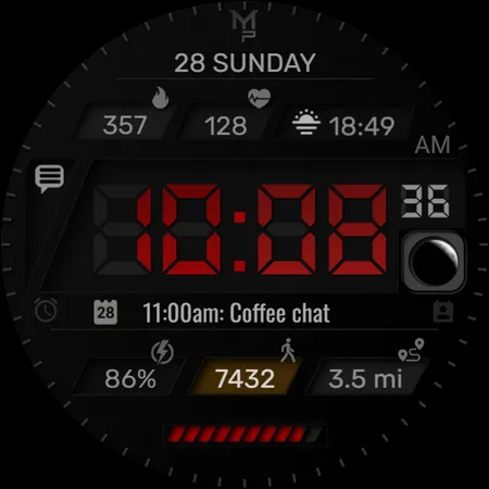 V1NYL - Digital watch face screenshot 9
