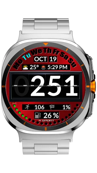 NTV520 - Digital watch face screenshot 6