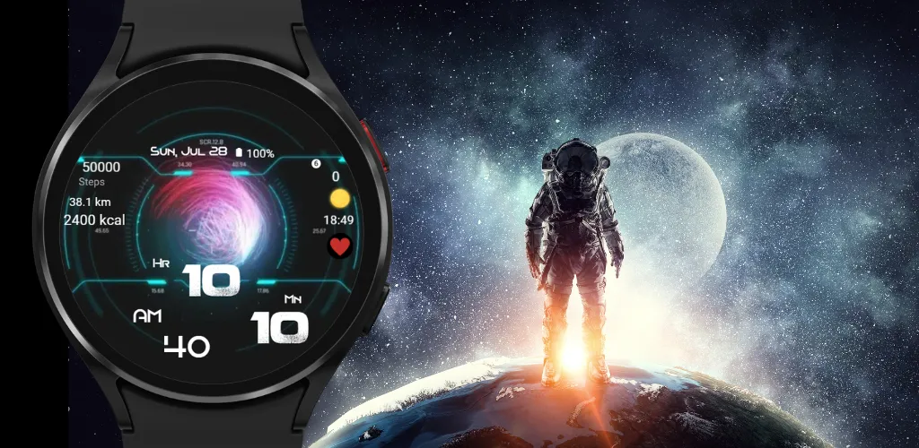 Future GUI Animated Watch Face screenshot 1