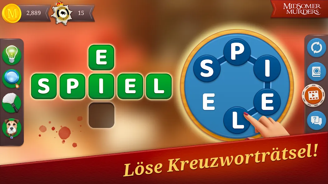 Inspektor Barnaby: Wortpuzzle screenshot 2