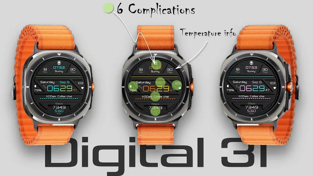 CC Digital 31 watch face screenshot 2