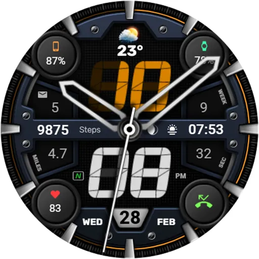 WFP 328 Hybrid watch face screenshot 44