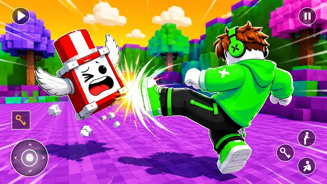 Kick The Lucky Cube screenshot 2