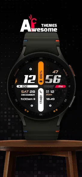 Digiglide - Digital Watch Face screenshot 1