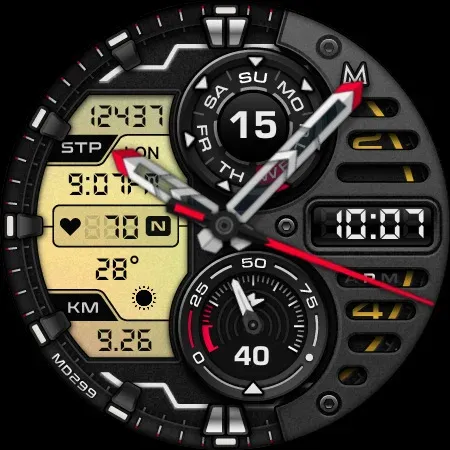 MD299 Analog watch face screenshot 18
