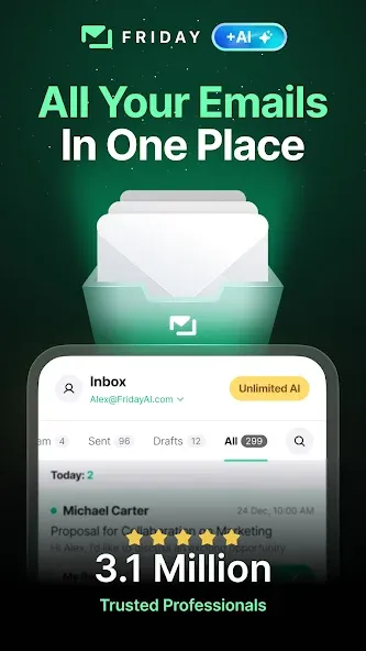 Friday: AI E-mail Assistant screenshot 1