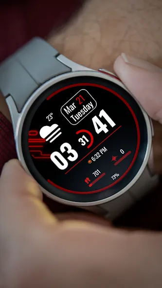 Minimalist Marvel Watch Face screenshot 1