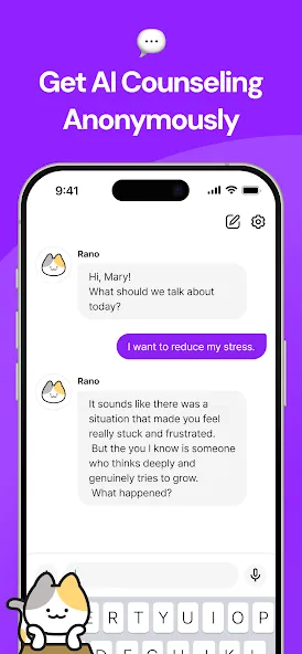 CounselCat - AI Therapy screenshot 1