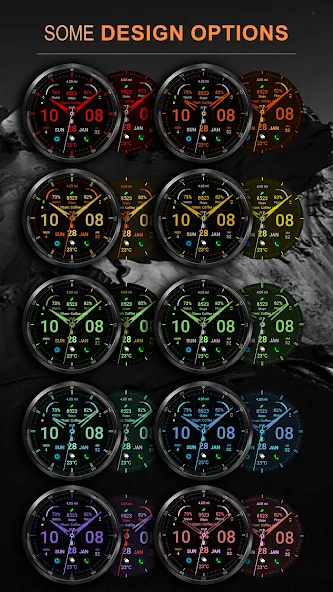 WFP 320 Hybrid watch face screenshot 2