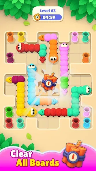 Wormmy Slither Puzzle screenshot 4