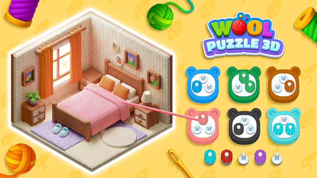 Wool Puzzle 3D screenshot 7