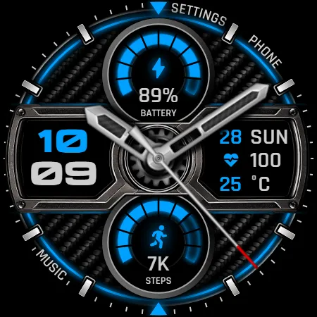 Phantom - Hybrid v4 watch face screenshot 17