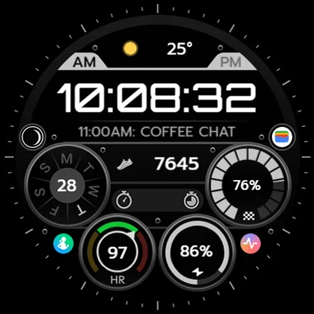 TVV Workout 6 Watch Face screenshot 8