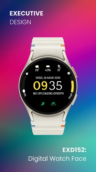 EXD152: Digital Watch Face screenshot 4