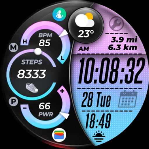 OMG 289 - Digital Watch Face screenshot 24