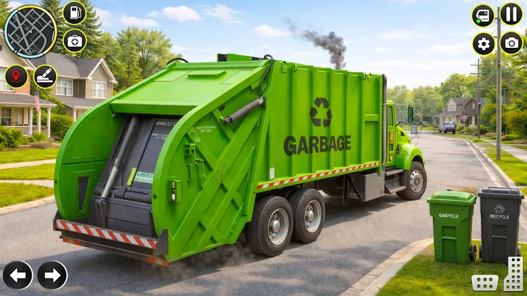 US Real Trash Truck Driver Sim screenshot 2