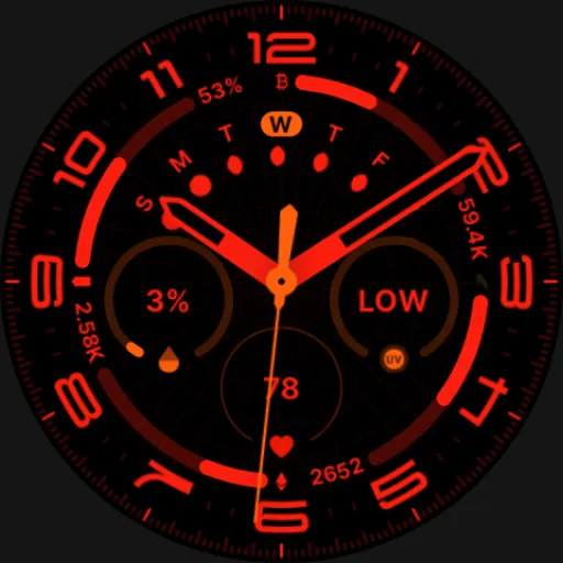 Galaxy Ultra Watch Face screenshot 9