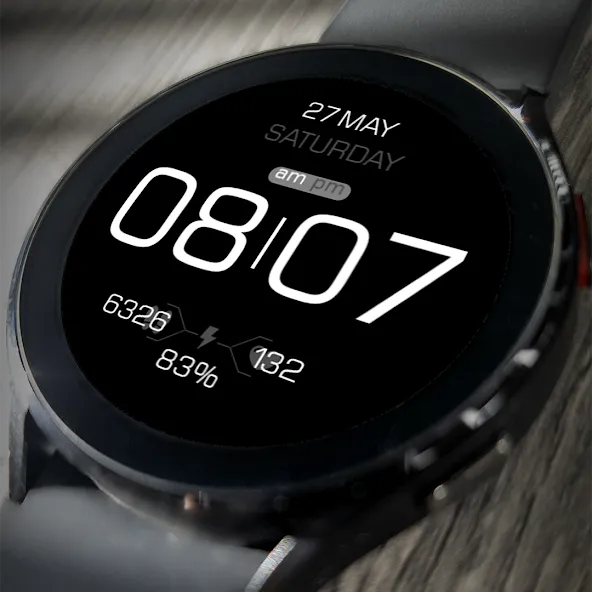 Key061 Digital Watch Face screenshot 1