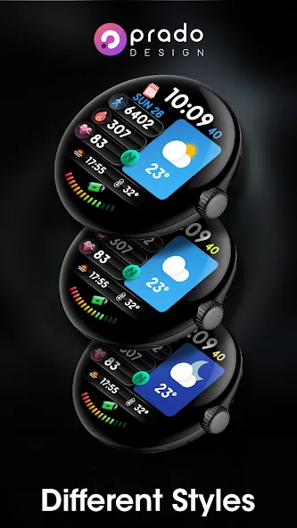 PRADO 67 Digital Watch Face screenshot 4